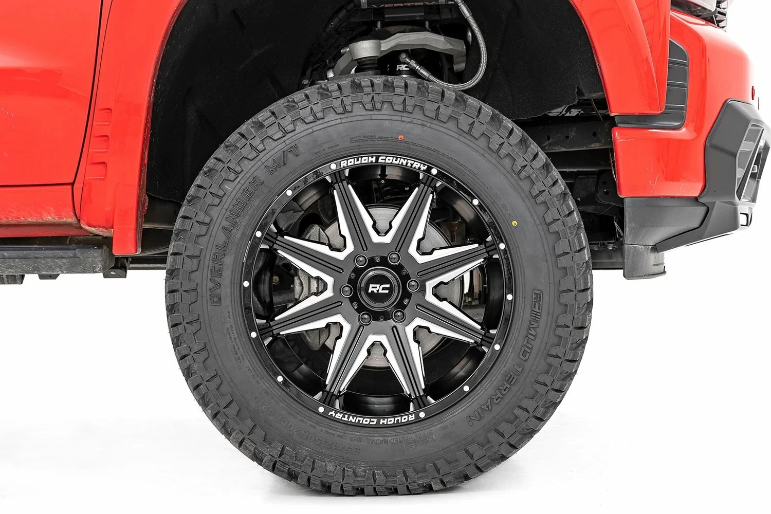 Rough Country _ Rough Country 91M Series Wheel _ One-Piece _ Gloss Black _ 20x12 _ 8x180 _ -44mm
